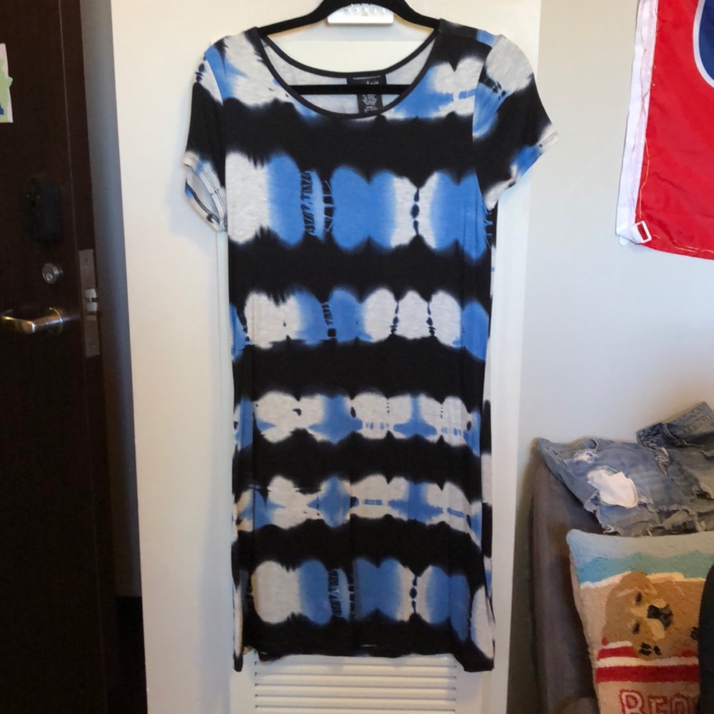 Tie dye t shirt dress.